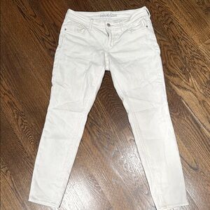 Old Navy Women's Rock Star Cream White Jeans